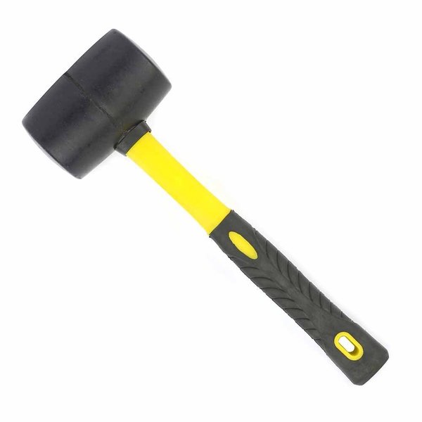 Big Horn 16 oz Rubber Mallet with Fiberglass Handle 19298